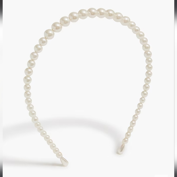 J. Crew Accessories - J.Crew Pearl Beaded Headband